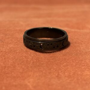 Fidget ring z motywem nieba